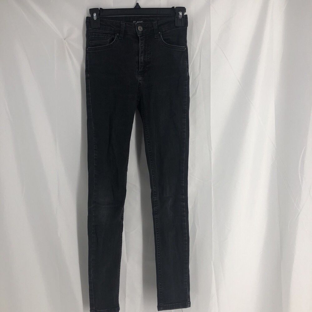 RITT Womens Tapered Jeans W26 L28 Black